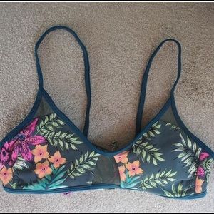 Tropical bikini top